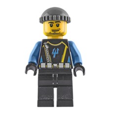 Aquaraider Diver 5 with Dark Bluish Gray Hat (fig-005766)