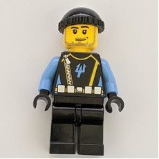 Aquaraider Diver 5 with Black Hat (fig-005767)