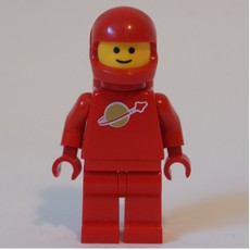 Classic Spaceman, Red with Airtanks (2446 Helmet) (fig-005780)