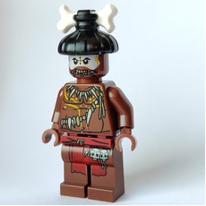 Cannibal with White Face Make-up (fig-005790)