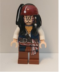 Captain Jack Sparrow with Cannibal Make-up (fig-005792)