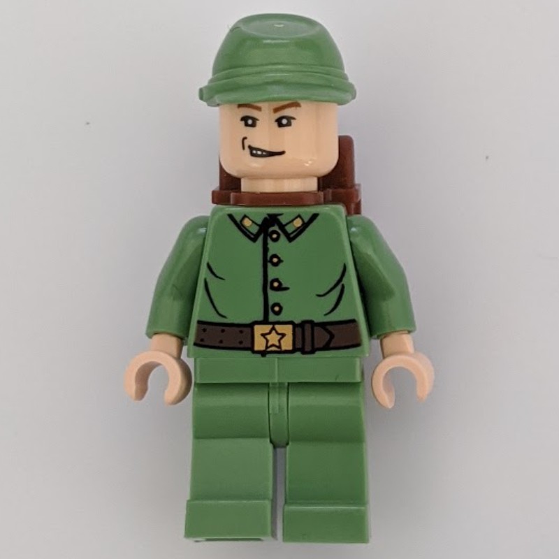 LEGO Set fig-005858 Russian Guard with Backpack | Rebrickable - Build ...