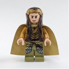 Elrond - Crown, Olive Green Cape (fig-005941)