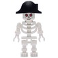Skeleton, Red Eyes, Bicorne Hat