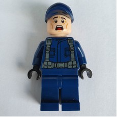Guard in Dark Blue Cap, Scared (fig-005966)