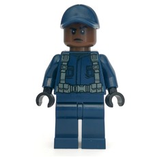 Guard with Reddish Brown Skin, and Dark Blue Cap (fig-005968)