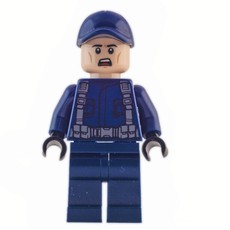 Guard in Dark Blue Cap, with Gray Straps (fig-005969)