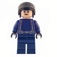 Guard in Helmet with Trans-Brown Visor, Female (fig-005970)