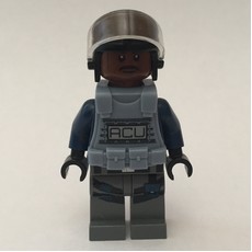 ACU Trooper with Sand Blue Armor and Reddish Brown Skin (fig-005978)