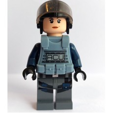 ACU Trooper with Sand Blue Armor, Female (fig-005986)