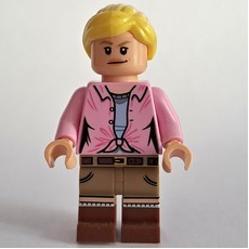 Ellie Sattler, Bright Pink Shirt, Ponytail (fig-005996)