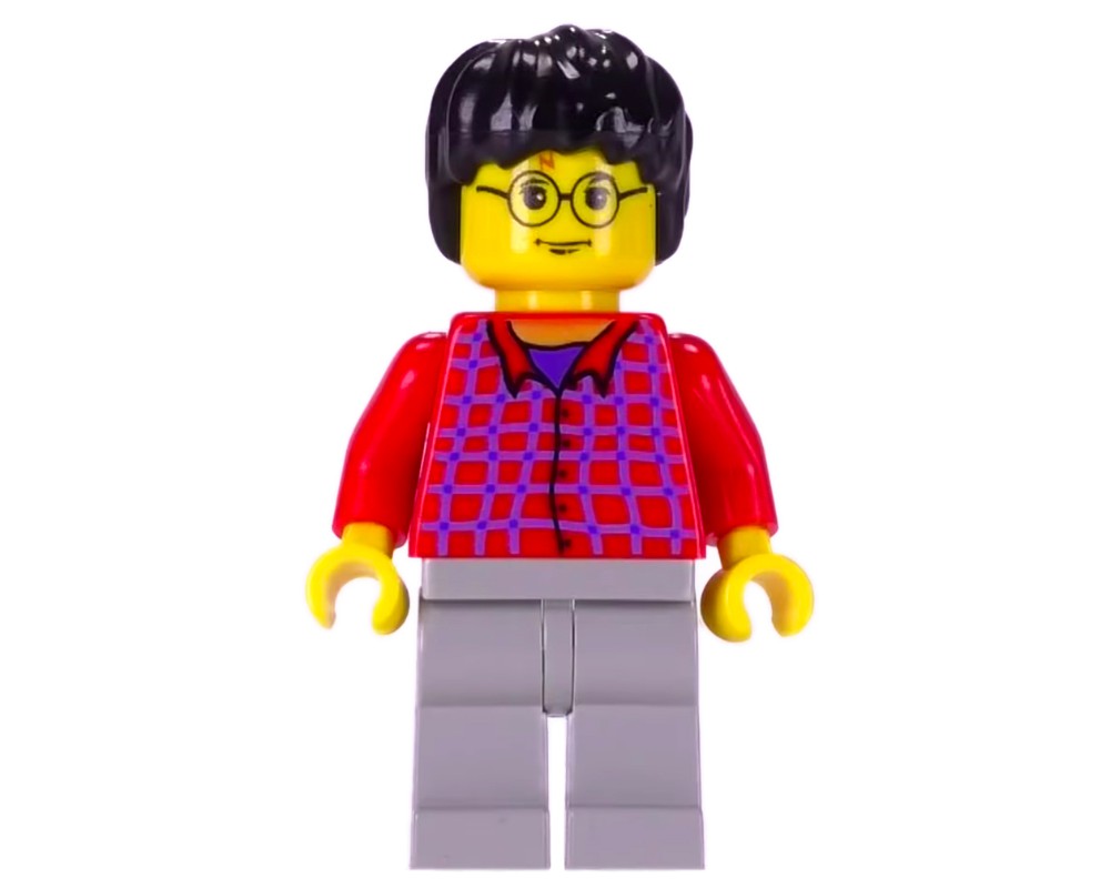 LEGO Set fig-006063 Harry Potter, Yellow Skin, Red Shirt | Rebrickable ...