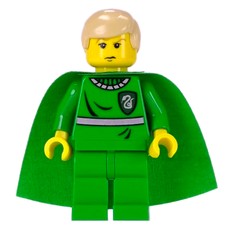 Draco Malfoy, Yellow Skin, Green Slytherin Quidditch Uniform (fig-006069)