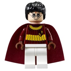 Harry Potter, Dark Red, Yellow, and White Gryffindor Quidditch Uniform (fig-006081)