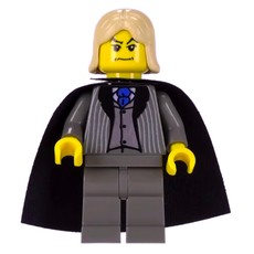 Lucius Malfoy, Yellow Skin, Dark Bluish Gray Suit (fig-006089)