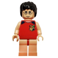 Harry Potter, Tournament Uniform Red Diving Outfit with Hogwarts Crest, Light Nougat Legs (fig-006104)