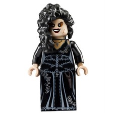 Bellatrix Lestrange, Black Dress, Printed Skirt (fig-006137)