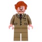 Remus Lupin, Dark Tan Suit, Dark Orange Hair