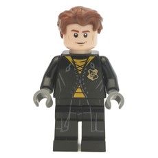 Cedric Diggory, Long Black Robe over Yellow Shirt, Shirt Tails (fig-006169)