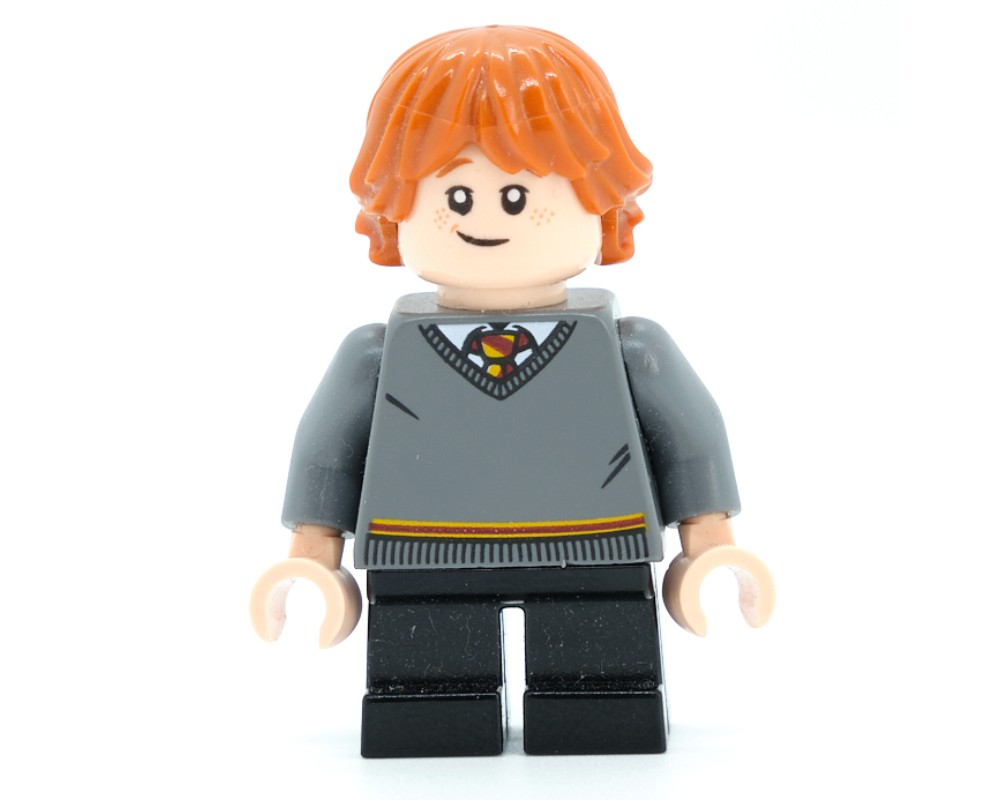 LEGO Set fig-006190 Ron Weasley, Gryffindor Sweater, Short Legs ...