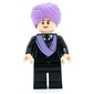 Professor Quirinus Quirrell (Voldemort), Medium Lavender Turban, Black Suit