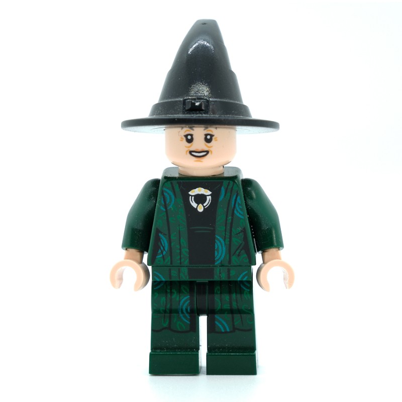 LEGO Set fig-006192 Professor Minerva McGonagall, Dark Green Robes ...