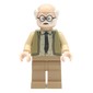 Ernie Prang, Olive Green Sweater, Dark Tan Legs