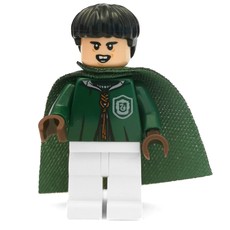 Marcus Flint, Dark Green and White Slytherin Quidditch Uniform, Bowl Cut Hair (fig-006226)
