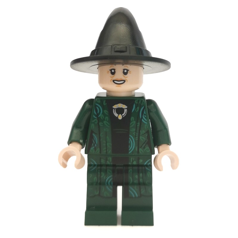 LEGO Set fig 006232 Professor Minerva McGonagall Dark Green Robes