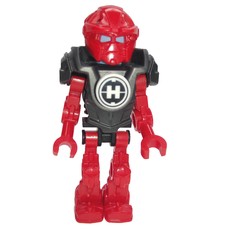 Furno in Pearl Dark Gray Armor, Bright Light Blue Head (fig-006292)