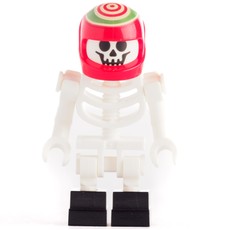 Douglas Elton / El Fuego, Skeleton with Red Helmet, Black Feet (fig-006322)