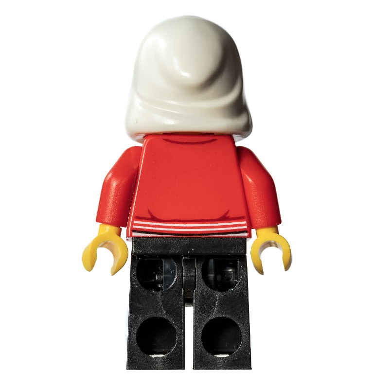 LEGO Set fig-006326 Jack Davids, Red Jacket with White Hood and