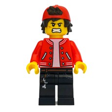 Jack Davids, Red Jacket with Backwards Red Cap (fig-006354)