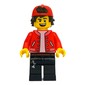 Jack Davids, Red Jacket with Backwards Red Cap, Scared / Open Mouth