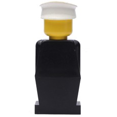 LEGOLAND Black with White Hat (fig-006380)