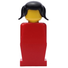LEGOLAND Female Red Torso, Red Legs (fig-006382)