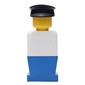 LEGOLAND White Torso, Blue Legs, Black Hat
