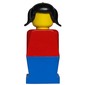 LEGOLAND Female Red Torso, Blue Legs