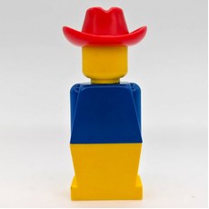 LEGOLAND Blue Torso, Yellow Legs, Red Cowboy Hat (fig-006464)