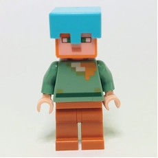 Alex in Medium Azure Helmet and Dark Orange Legs (fig-006522)
