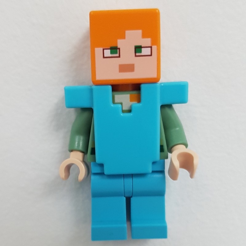 LEGO Set fig-006525 Alex in Medium Azure Armor | Rebrickable