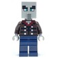 Illager, Vindicator, Dark Blue Legs, Wide Eyes