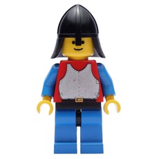 Knight (Breastplate on Red) - Blue Legs, Black Neck-Protector (fig-006560)