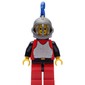 Knight (Breastplate on Red) - Red Legs, Blue Plume