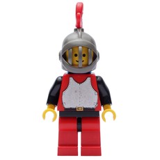 Knight (Breastplate on Red) - Red Legs, Red Plume (fig-006572)