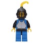 Knight (Breastplate on Blue) - Blue Legs, Yellow Plume, 3626b