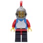 Knight (Breastplate on Blue) - Black Legs, Red Plume