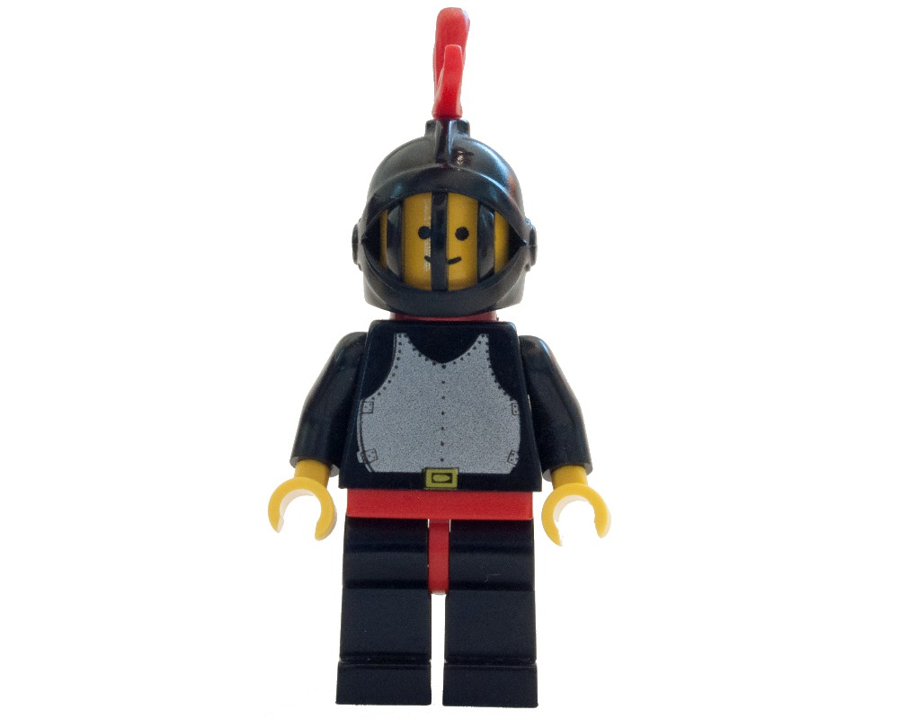 LEGO Set fig-006592 Knight (Breastplate on Black) - Black Legs, Black ...