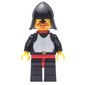Knight (Breastplate on Black) - Black Legs, Neck-Protector