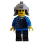 Samurai, Blue with Green Headband